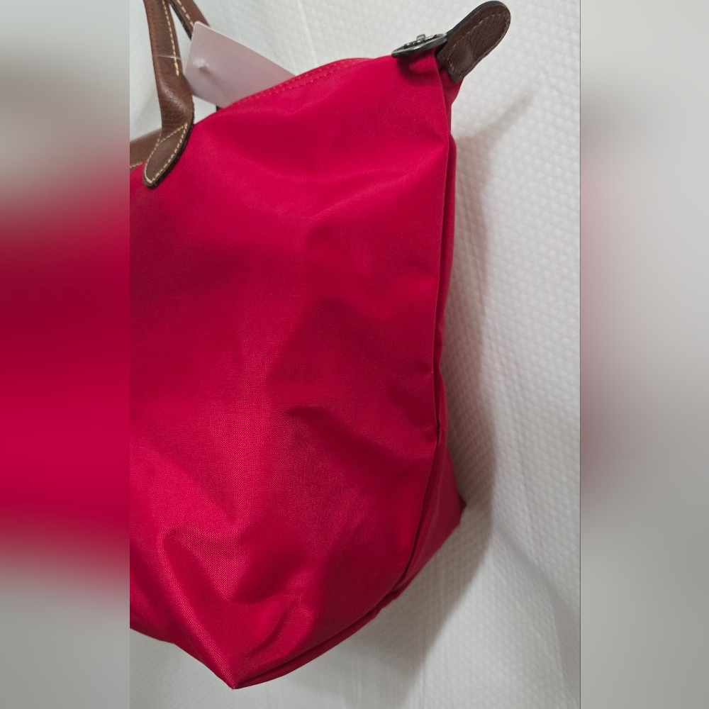 EUC Longchamp Foldable Red Tote Bag - Picture 8 of 11